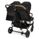 Ickle Bubba Venus Max Double Stroller, Black