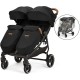 Ickle Bubba Venus Max Double Stroller, Black