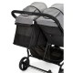 Ickle Bubba Venus Max Double Stroller, Grey