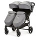 Ickle Bubba Venus Prime Double Stroller, Grey