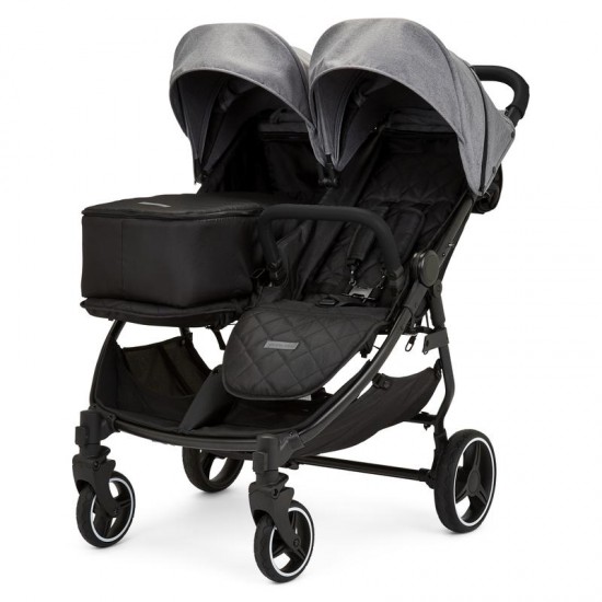 Ickle Bubba Venus Prime Double Stroller, Grey