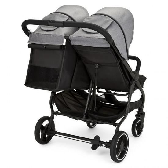 Ickle Bubba Venus Max Double Stroller, Grey