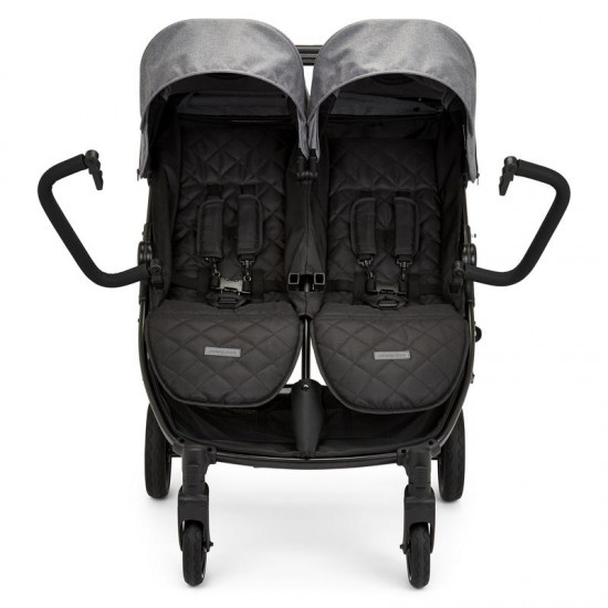 Ickle Bubba Venus Prime Double Stroller, Grey