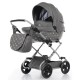 Invictus V-Doll Grey Dolls Pram with Matching Bag