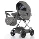 Invictus V-Doll Grey Dolls Pram with Matching Bag