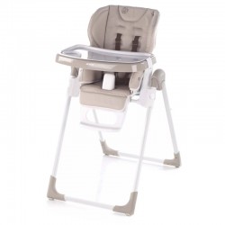 Jane Mila Leatherette Highchair, Cream