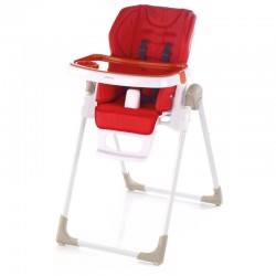 Jane Mila Leatherette Highchair, Red