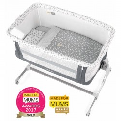 Jane Babyside 3 Deluxe Crib + 4 Piece Bedding Set, Stars