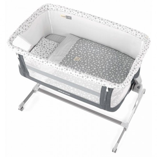 Jane Babyside 3 Deluxe Crib + 4 Piece Bedding Set, Stars