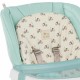 Jane Mila Eco Leather Highchair with Newborn Insert, Forest Green