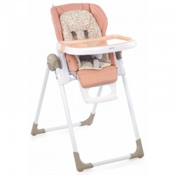 Jane Mila Eco Leather Highchair with Newborn Insert, Pale Pink