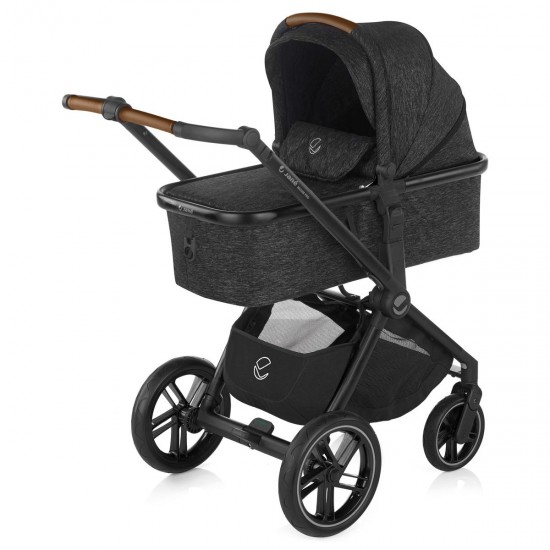 Jane Muum Pro + Micro Pro Pram, Cold Black