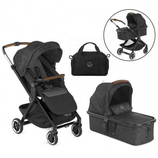 Jane Newel + Micro Pro Pram, Cold Black