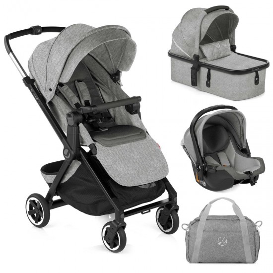 Jane Newel + Micro Pro + Koos iSize R1 Travel System, Dim Grey