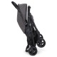 Joie Aire Twin Stroller with Footmuffs & Raincover, Dark Pewter