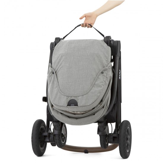 Joie Versatrax Pushchair + Carrycot + Car Seat Travel System, Pebble