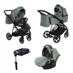 Junama Air V3 4 in 1 Isofix Travel System, Green
