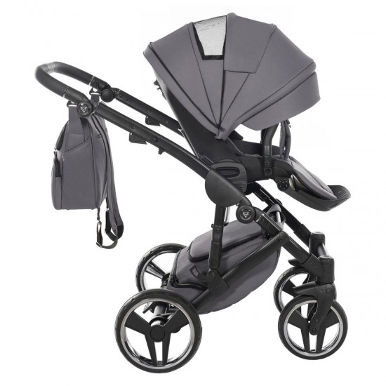 Junama Core 2 in 1 Pram & Pushchair, Black Nickel