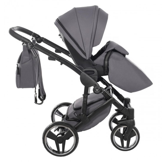 Junama Core 2 in 1 Pram & Pushchair, Black Nickel