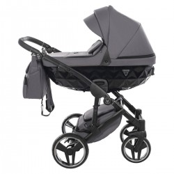 Junama Core 2 in 1 Pram & Pushchair, Black Nickel