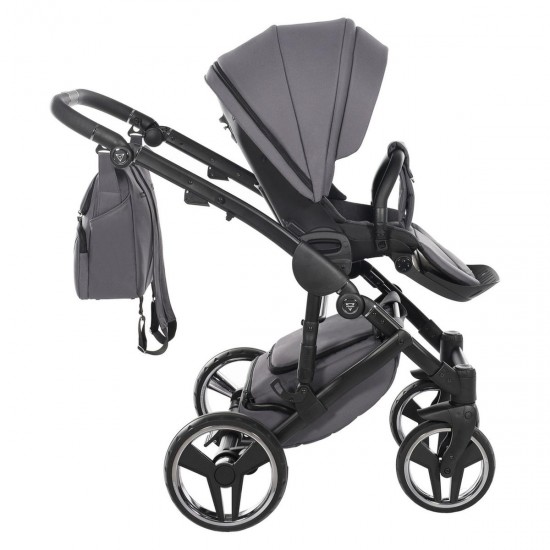 Junama Core 2 in 1 Pram & Pushchair, Black Nickel