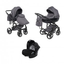 Junama Core 3 in 1 Travel System, Black Nickel