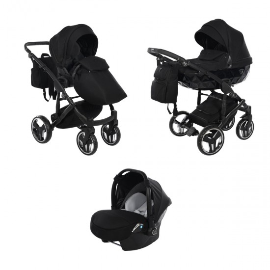 Junama Core 3 in 1 Travel System, Black