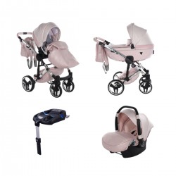 Junama Dolce 4 in 1 Isofix Travel System, Pink