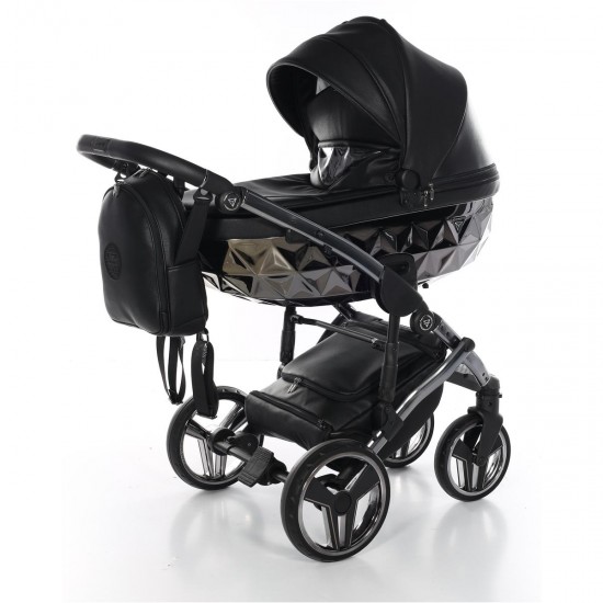 Junama Handcraft 4 in 1 Isofix Travel System, Black