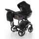 Junama Handcraft 4 in 1 Isofix Travel System, Black