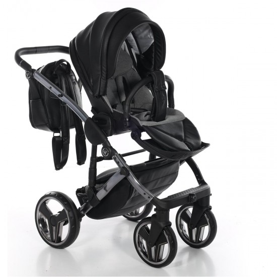 Junama Handcraft 4 in 1 Isofix Travel System, Black