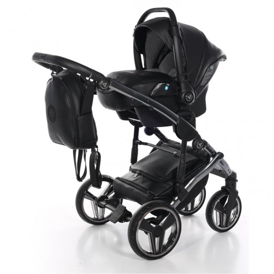 Junama Handcraft 4 in 1 Isofix Travel System, Black