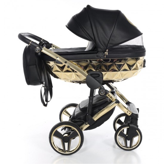 Junama Handcraft 4 in 1 Isofix Travel System, Black Gold