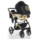 Junama Handcraft 4 in 1 Isofix Travel System, Black Gold
