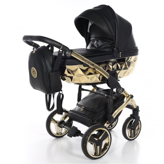 Junama Handcraft 4 in 1 Isofix Travel System, Black Gold