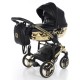 Junama Handcraft 4 in 1 Isofix Travel System, Black Gold