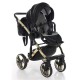 Junama Handcraft 4 in 1 Isofix Travel System, Black Gold