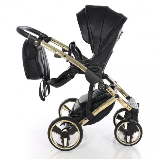 Junama Handcraft 4 in 1 Isofix Travel System, Black Gold
