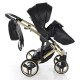 Junama Handcraft 4 in 1 Isofix Travel System, Black Gold