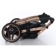Junama Handcraft 2 in 1 Pram & Pushchair, Black Rose Gold