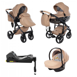 Junama Handcraft 4 in 1 Isofix Travel System, Camel