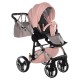 Junama Handcraft Glitter 4 in 1 Isofix Travel System, Pink