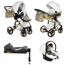 Junama Handcraft Glitter 4 in 1 Isofix Travel System, Gold