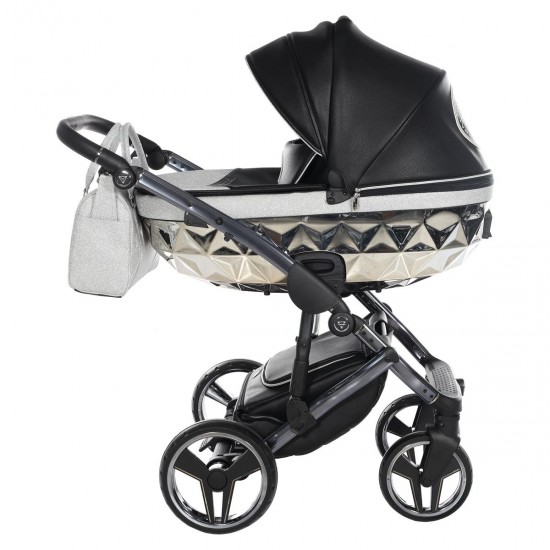 Junama Handcraft Glitter 4 in 1 Isofix Travel System, Black