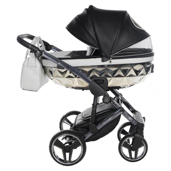 Junama Handcraft Glitter 4 in 1 Isofix Travel System, Black