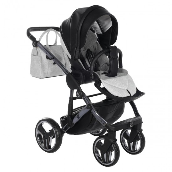 Junama Handcraft Glitter 4 in 1 Isofix Travel System, Black