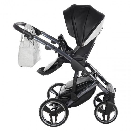 Junama Handcraft Glitter 4 in 1 Isofix Travel System, Black