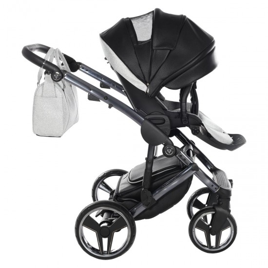 Junama Handcraft Glitter 4 in 1 Isofix Travel System, Black