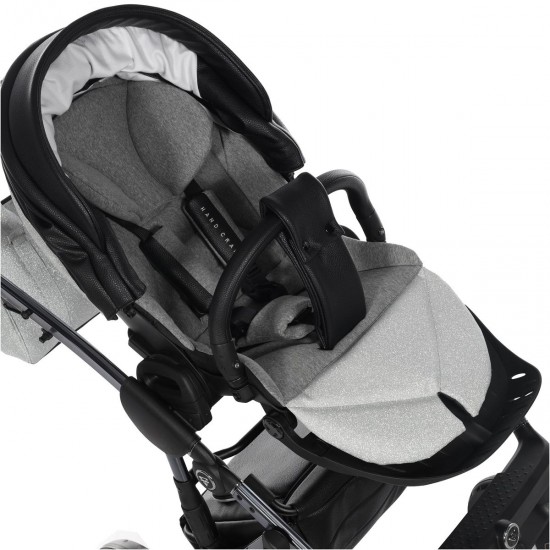 Junama Handcraft Glitter 4 in 1 Isofix Travel System, Black