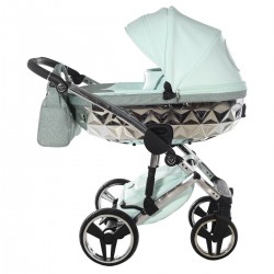 Junama Handcraft Glitter 4 in 1 Isofix Travel System, Mint